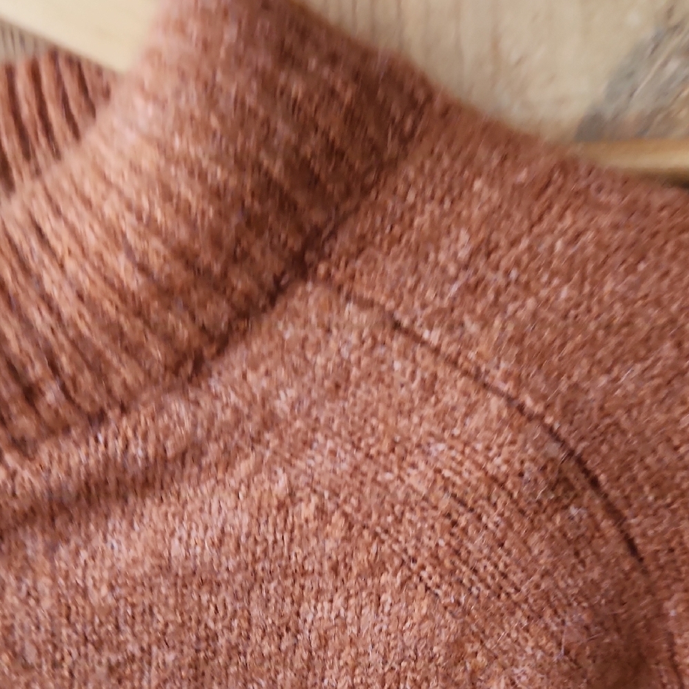 Grade & Gather Brown Women's Turtleneck Sweater - Picture 7 of 7